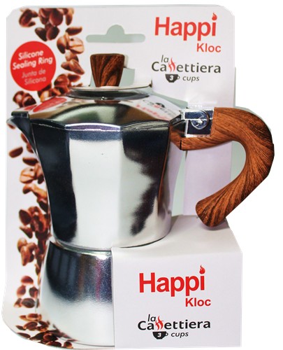 Stove Top 3  Espresso Cup Coffee Maker Designer Look